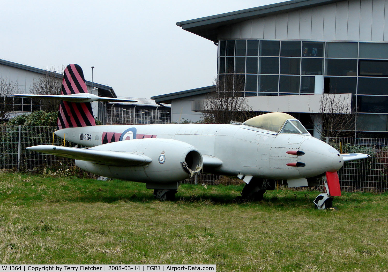 WH364, Gloster Meteor F.8 C/N Not found WH364, Stored at the western side of Gloucestershire Airport