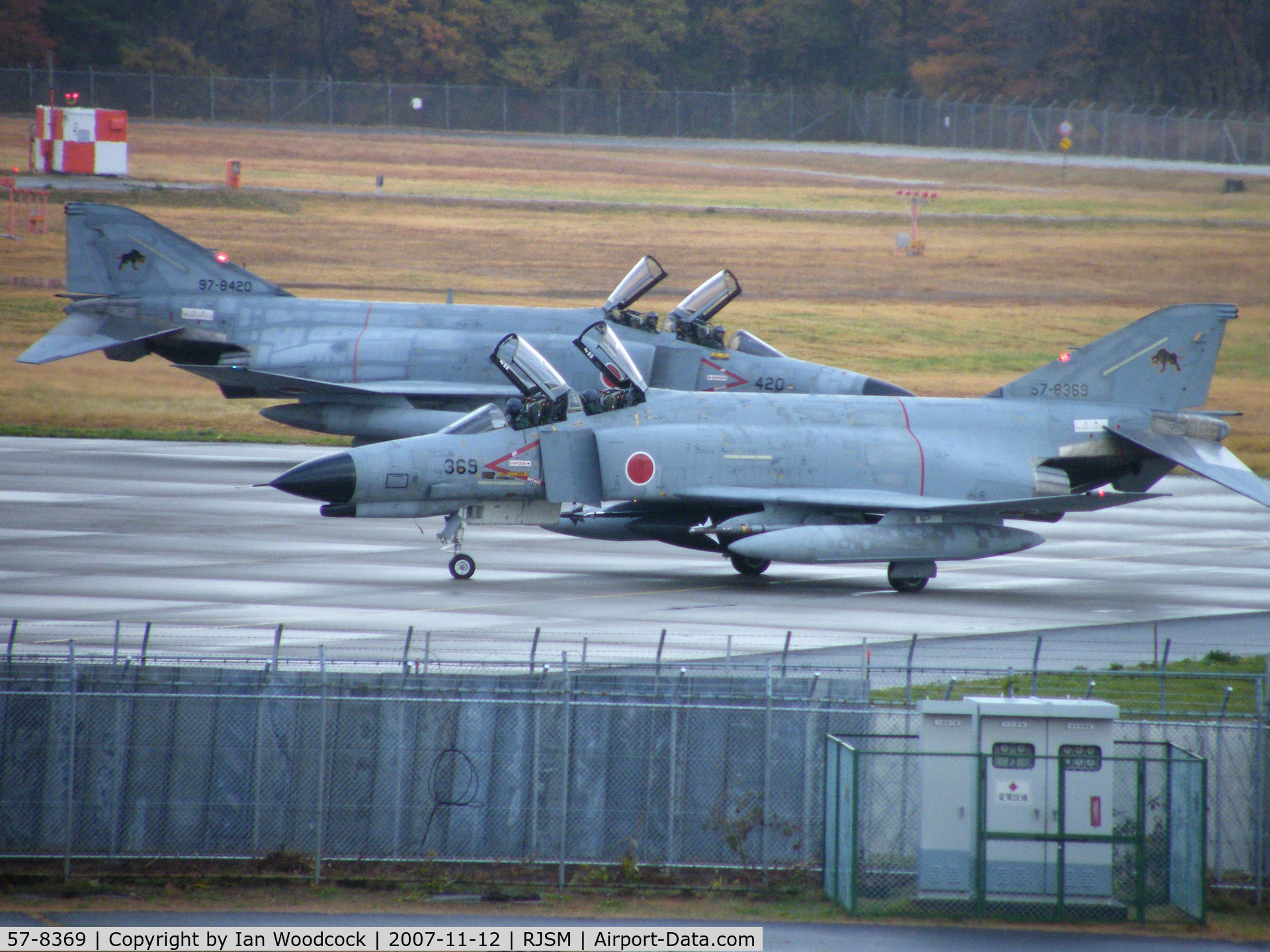 57-8369, Mitsubishi F-4EJ Kai Phantom II C/N M069, McDonnell-Douglas F-4EJ/Misawa-Aomori (with 97-8420)