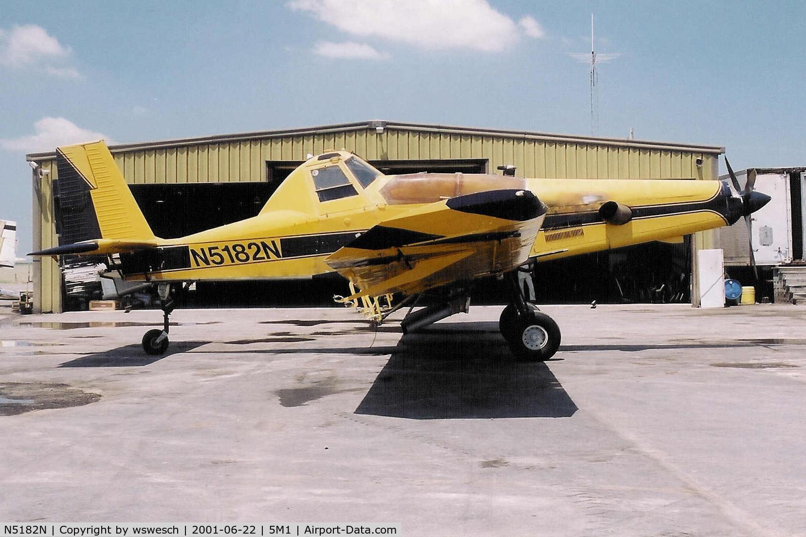 N5182N, 1982 PZL-Mielec M-18 Dromader C/N 1Z010-11, #1Z010-11.  -10 Garrett engine and 800 gallon hopper.  Bullock Flying Service.