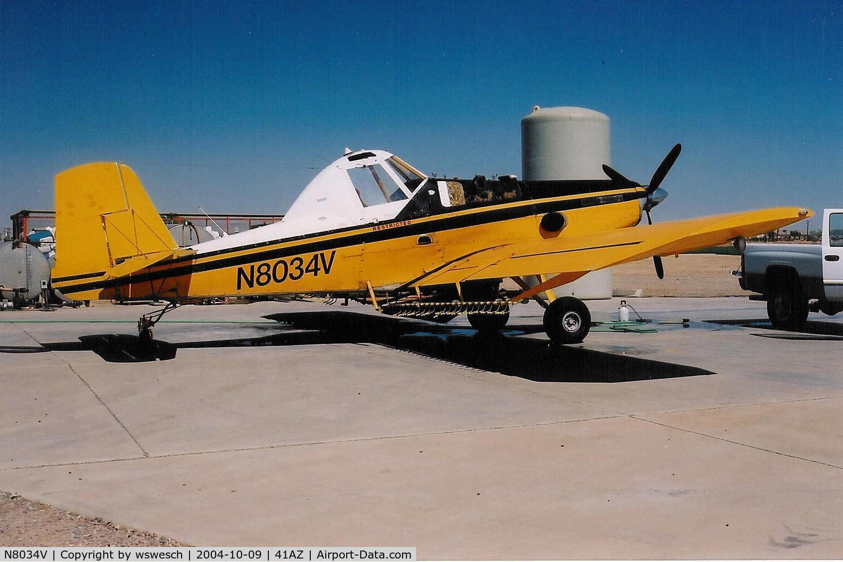 N8034V, 1978 Ayres S-2R C/N 2453R, #2453R.  -1 Garrett Marsh conversion.