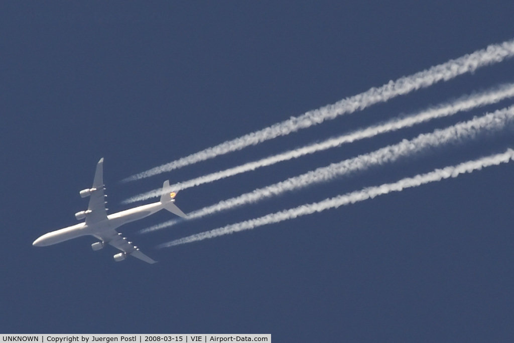 UNKNOWN, Contrails Various C/N Unknown, Contrail - Lufthansa A340-600