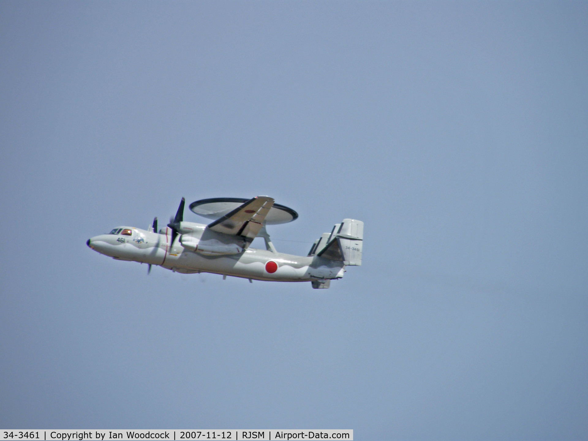 34-3461, Grumman E-2C Hawkeye C/N A155, Grumman E-2C/Misawa-Aomori
