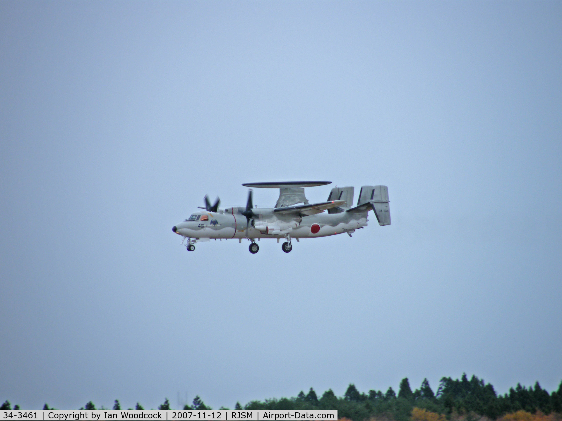 34-3461, Grumman E-2C Hawkeye C/N A155, Grumman E-2C/Misawa-Aomori