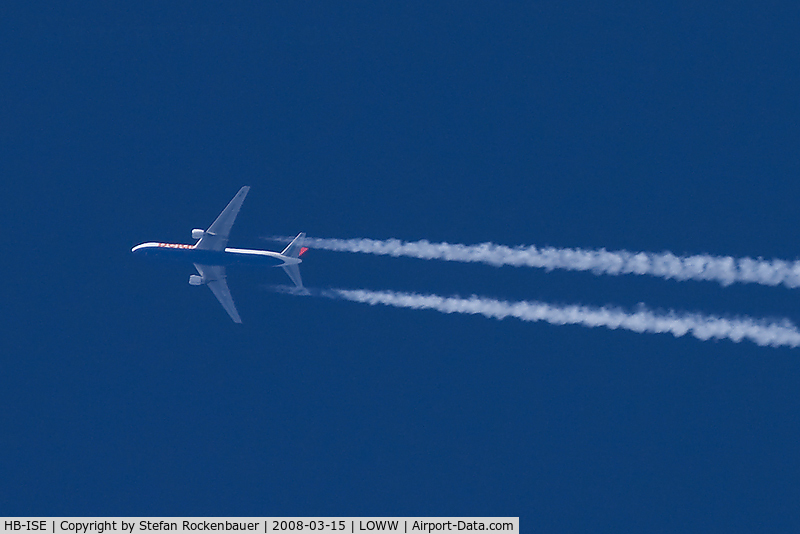 HB-ISE, 1997 Boeing 767-3Q8 C/N 27600, Belair 767 over VIE.