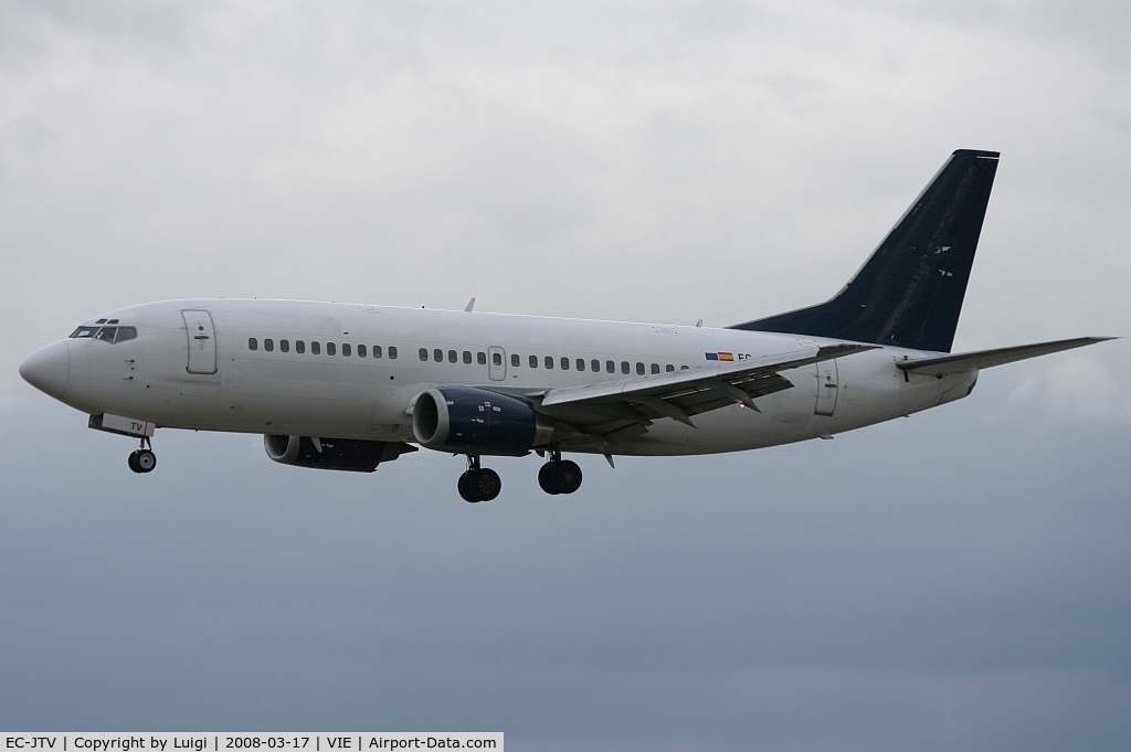 EC-JTV, 1988 Boeing 737-33A C/N 24027, Olympic 737-300