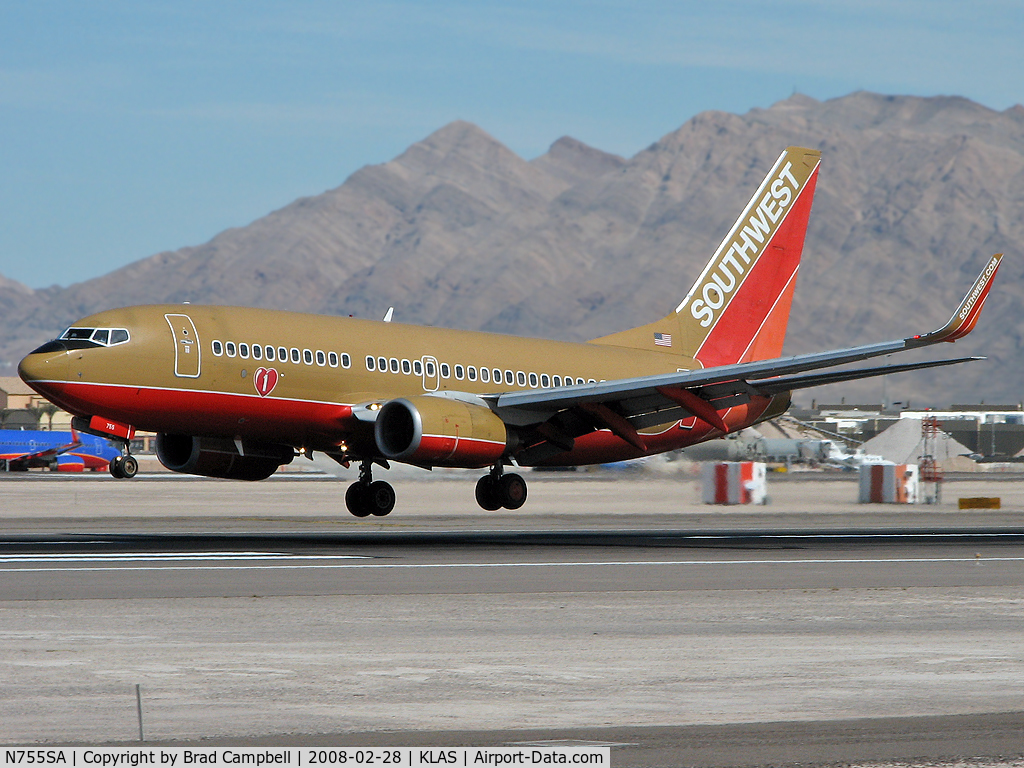 N755SA, 1999 Boeing 737-7H4 C/N 27871, Southwest Airlines / 1999 Boeing 737-7H4