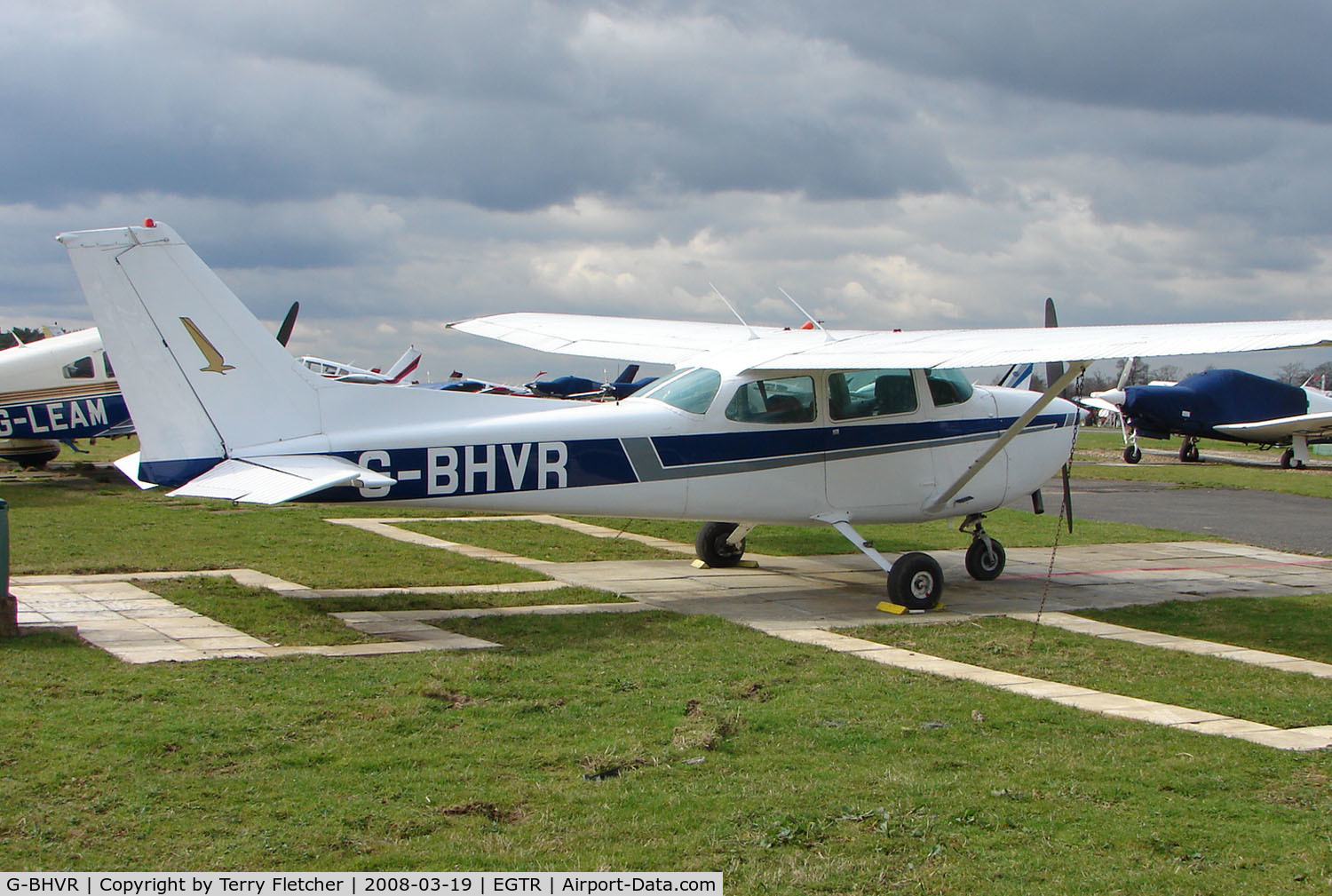 G-BHVR, 1978 Cessna 172N Skyhawk C/N 172-70196, Part of the busy GA scene at Elstree Airfield in the northern suburbs of London