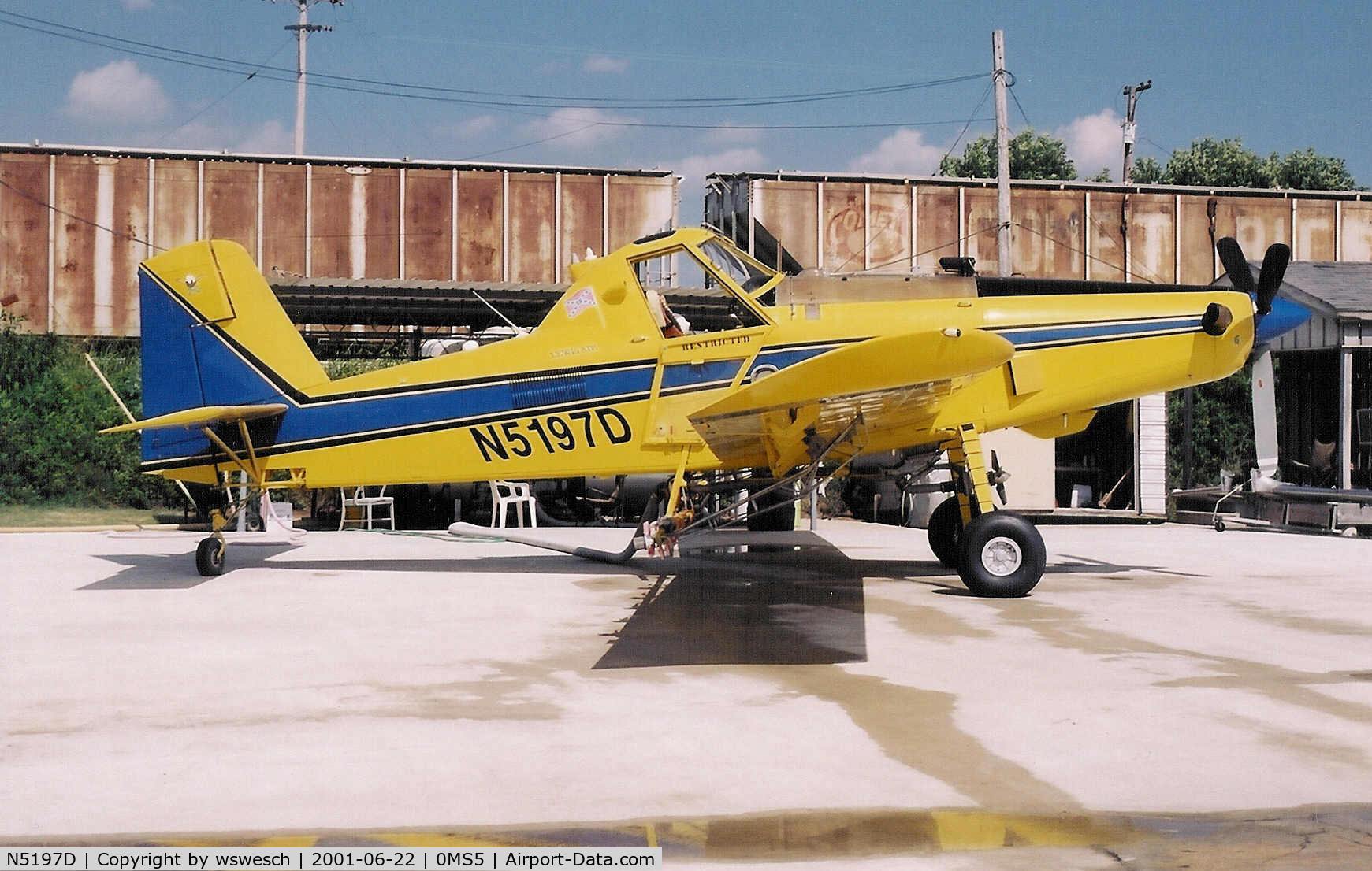 N5197D, Air Tractor Inc AT-502B C/N 502B-0539, 1999 Air tractor AT-502B, #502B-0539.  Lewis Air Service - Leland, Mississippi.