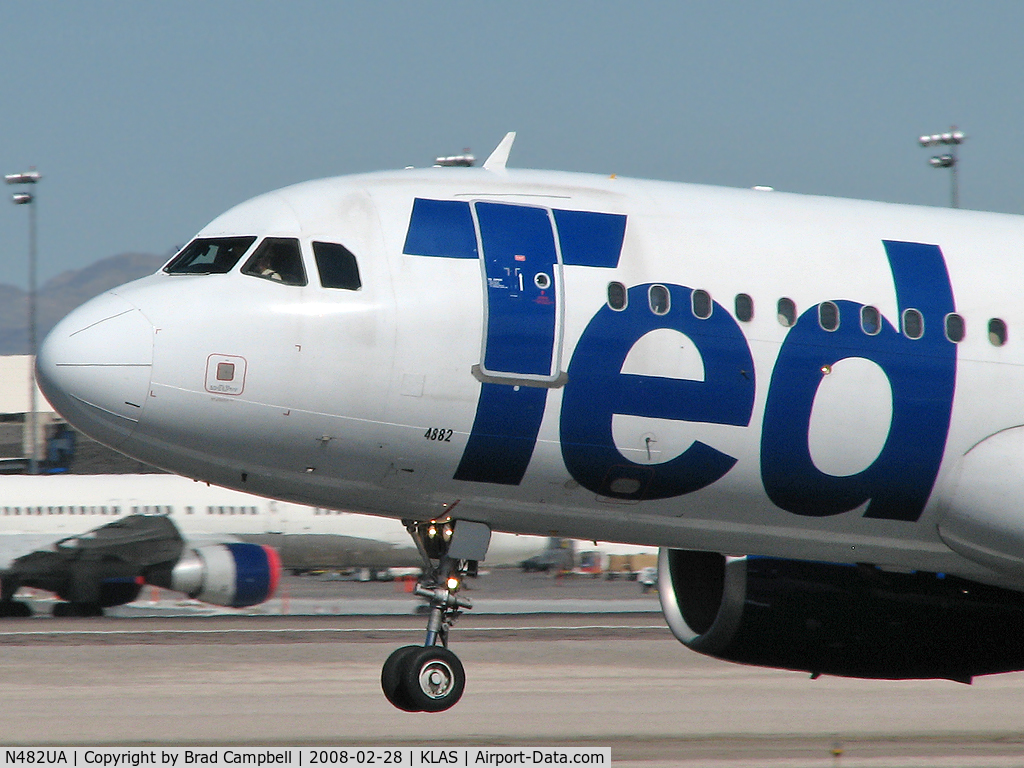 N482UA, 2001 Airbus A320-232 C/N 1584, Ted Airlines / 2001 Airbus A320-232