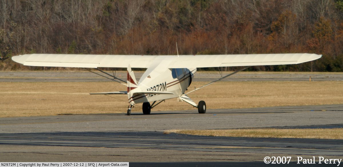 N2972M, 1946 Piper PA-12 Super Cruiser C/N 12-1459, Gassed up, rolling out, and ready to go