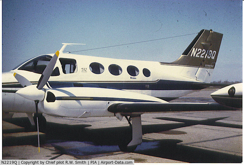 N2219Q, 1968 Cessna 421A Golden Eagle C/N 421A0019, Bought new in E. Alton