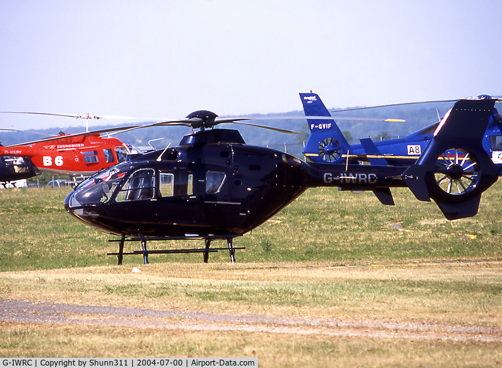 G-IWRC, 2002 Eurocopter EC-135T-2 C/N 0241, During Magny Cours Formula One GP 2004