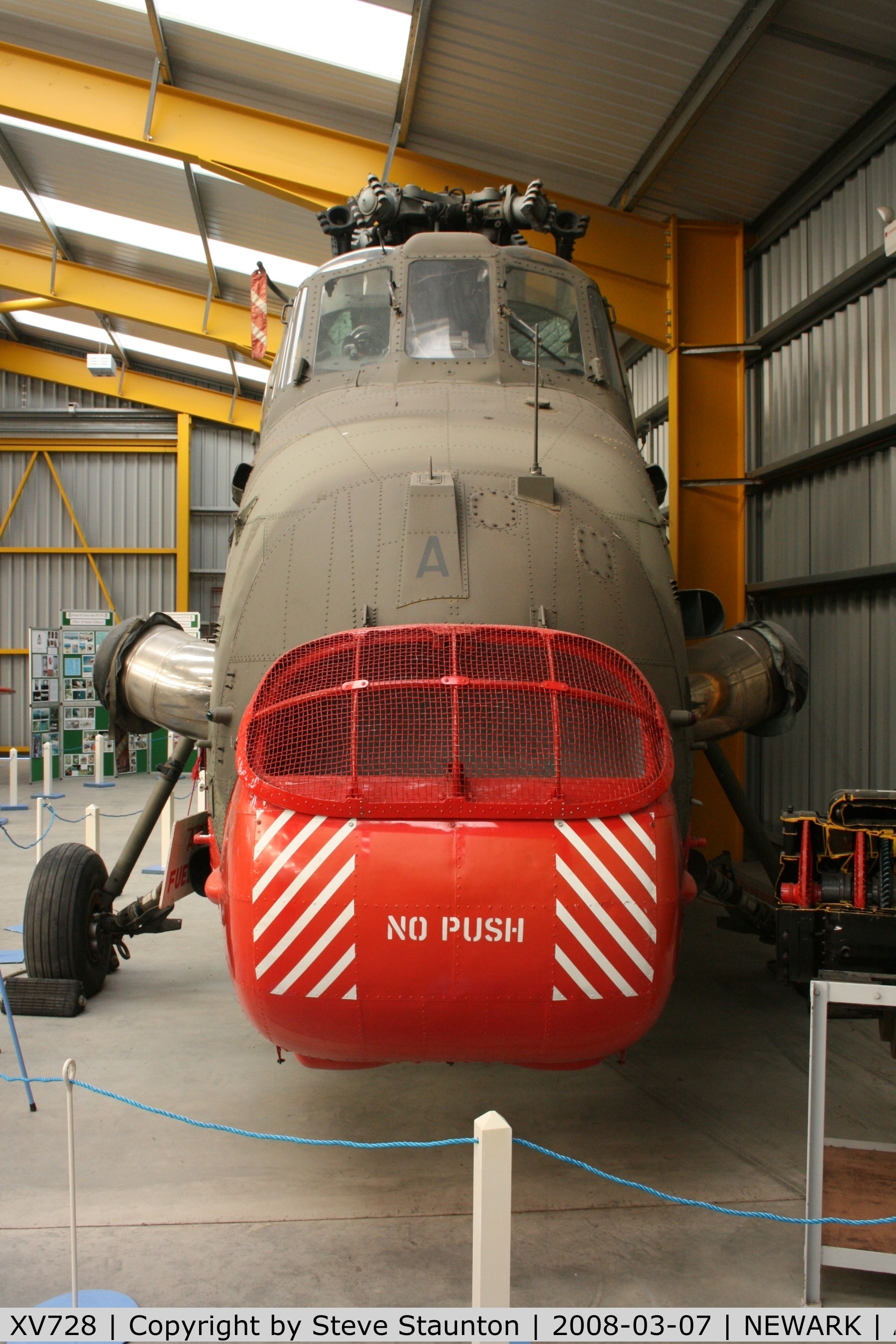 XV728, 1968 Westland Wessex HC.2 C/N WA623, Newark Air Museum, March 2008