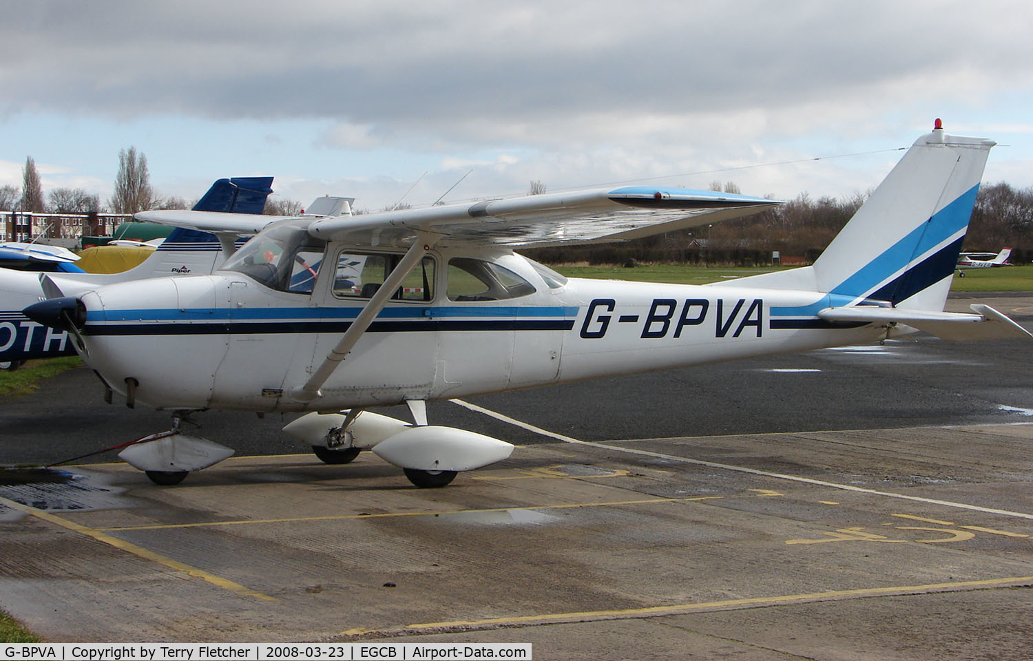 G-BPVA, 1965 Cessna 172F C/N 17252286, Cessna 172F at Manchester Barton