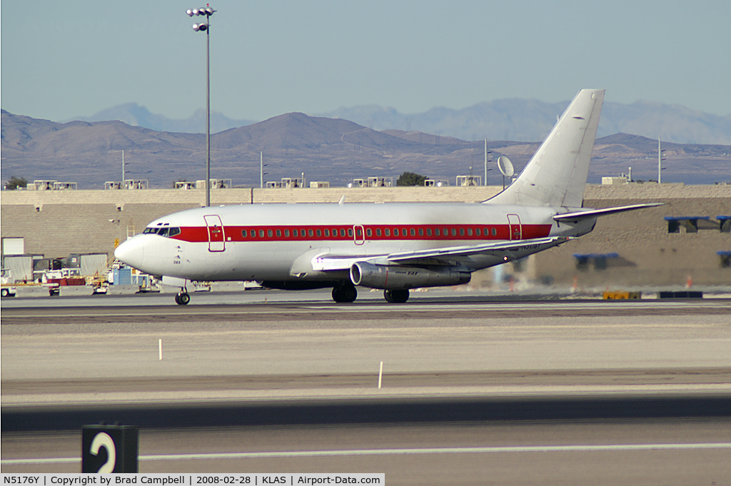 N5176Y, 1974 Boeing 737-200 C/N 20692, EG & G - Department of the Air Force - Layton, Utah / 1974 Boeing 737-200 / J.A.N.E.T Airlines