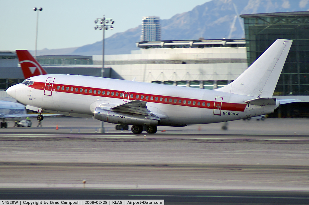 N4529W, 1973 Boeing 737-275 C/N 20785, EG & G - Department of Air Force - Layton, Utah / 1973 Boeing 737-275 / J.A.N.E.T Airlines
