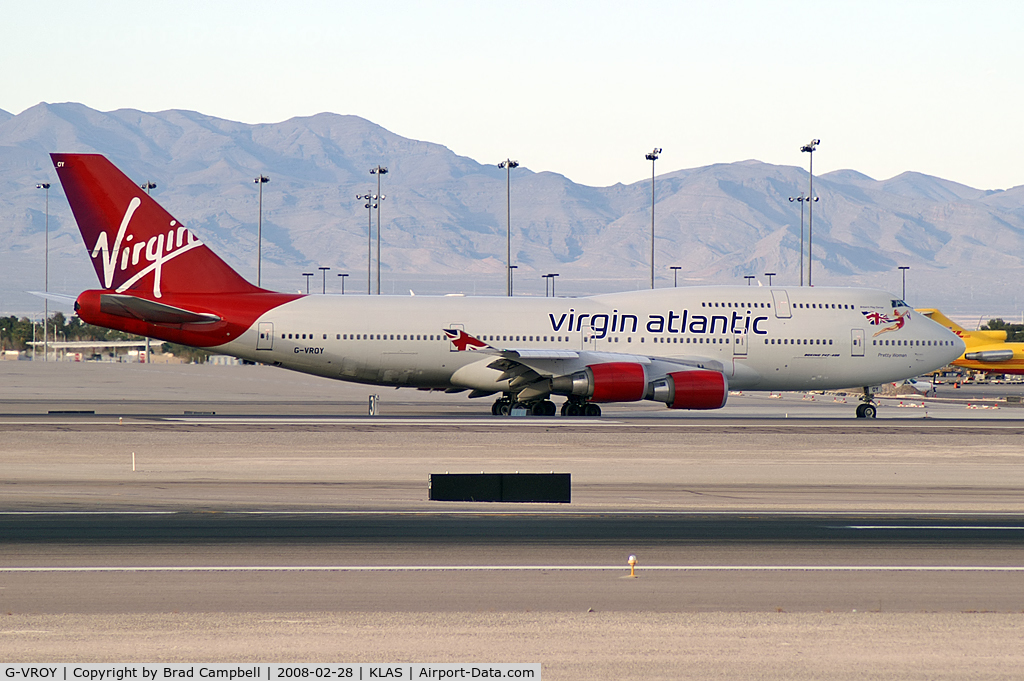 G-VROY, 2001 Boeing 747-443 C/N 32340, Virgin Atlantic - 'Pretty Woman' / 2001 Boeing Company Boeing 747-443