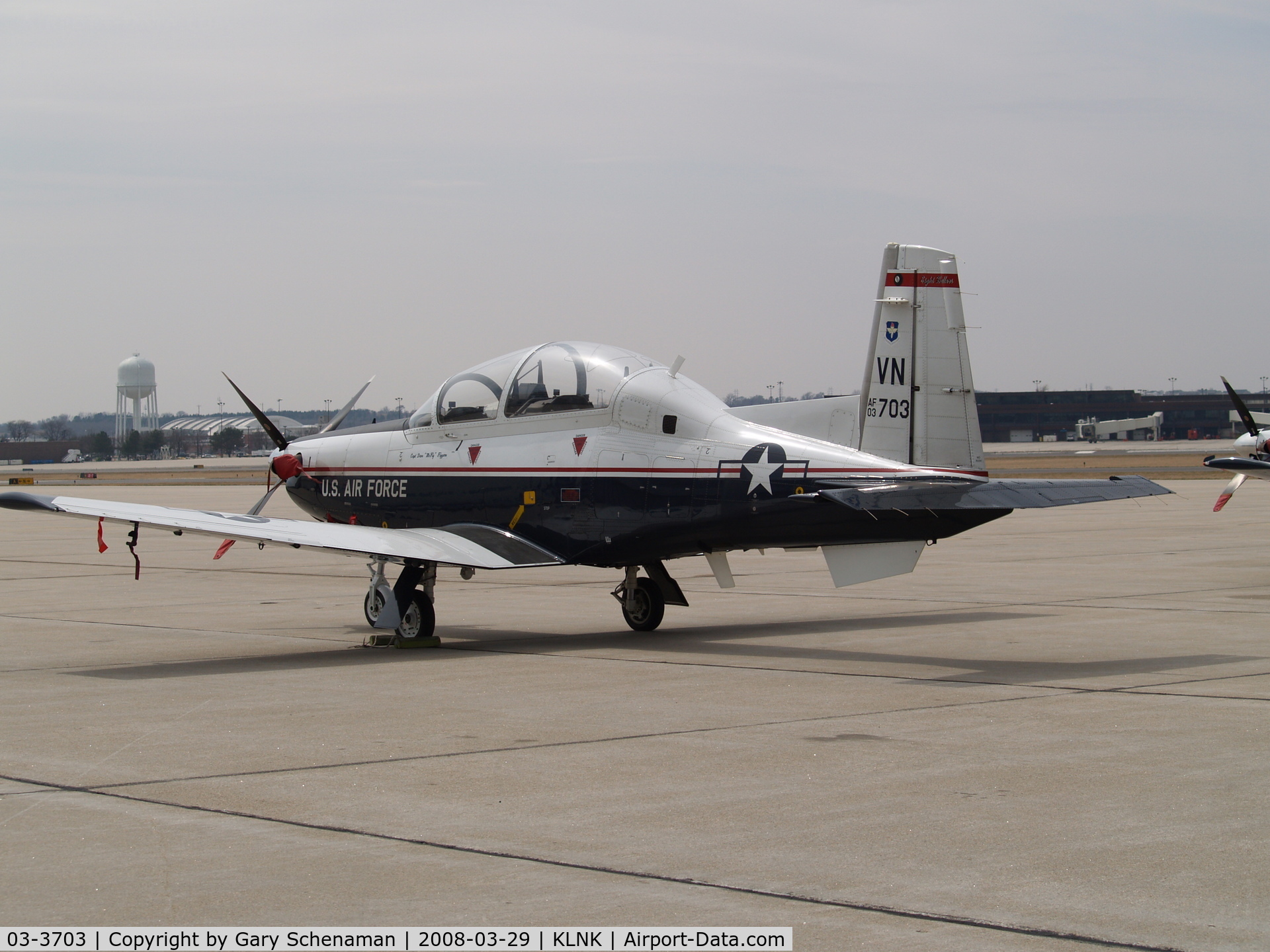 03-3703, 2003 Raytheon T-6A Texan II C/N PT-249, Air Force Turbo Prop Ugly plane