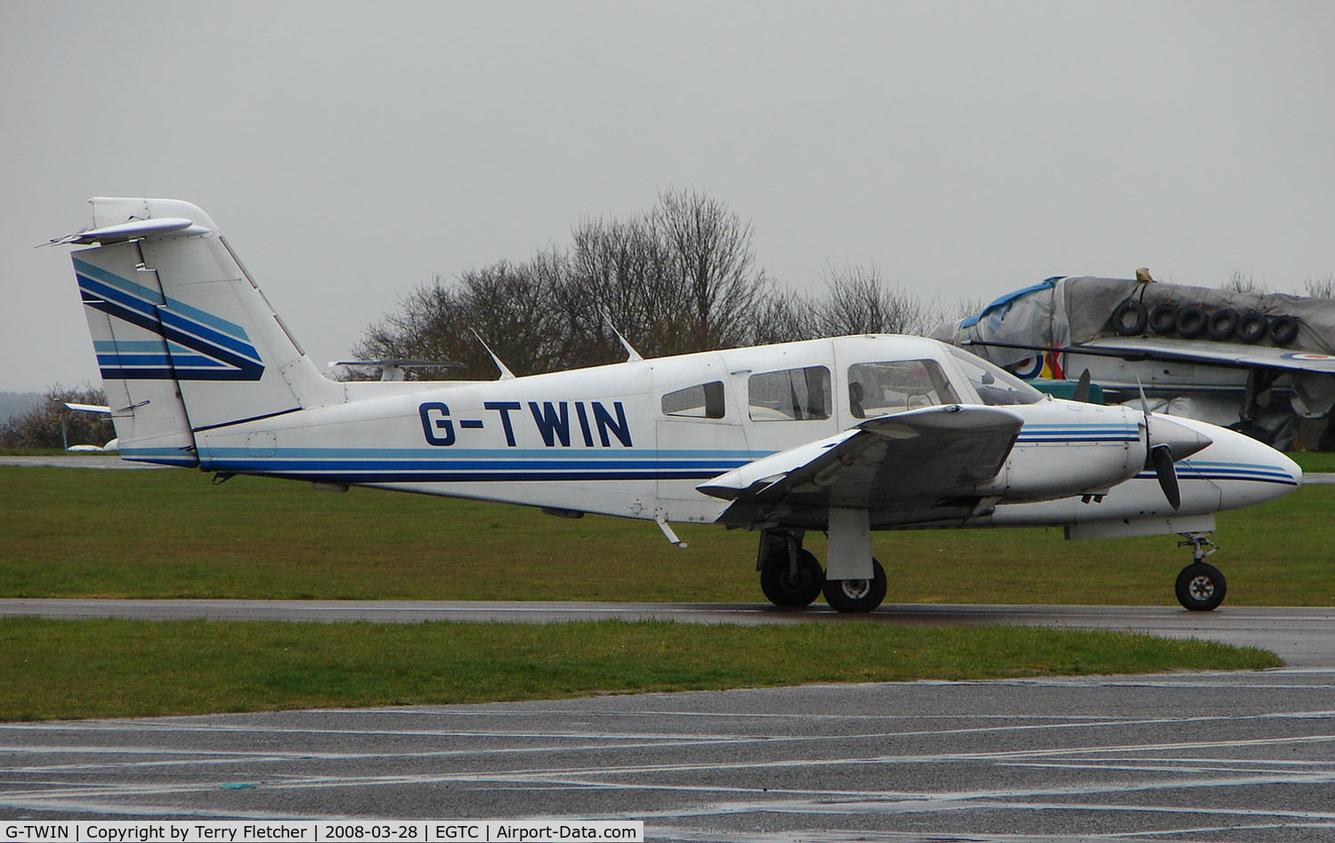 G-TWIN, 1978 Piper PA-44-180 Seminole C/N 44-7995072, Part of the General Aviation activity at Cranfield