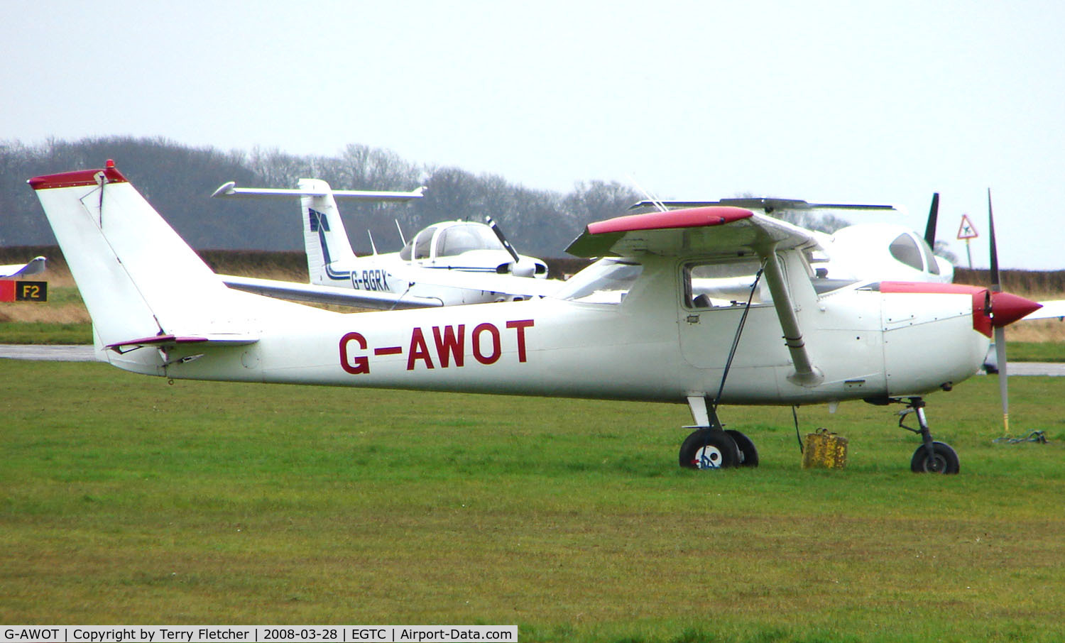 G-AWOT, 1968 Reims F150H C/N 0389, Part of the General Aviation activity at Cranfield