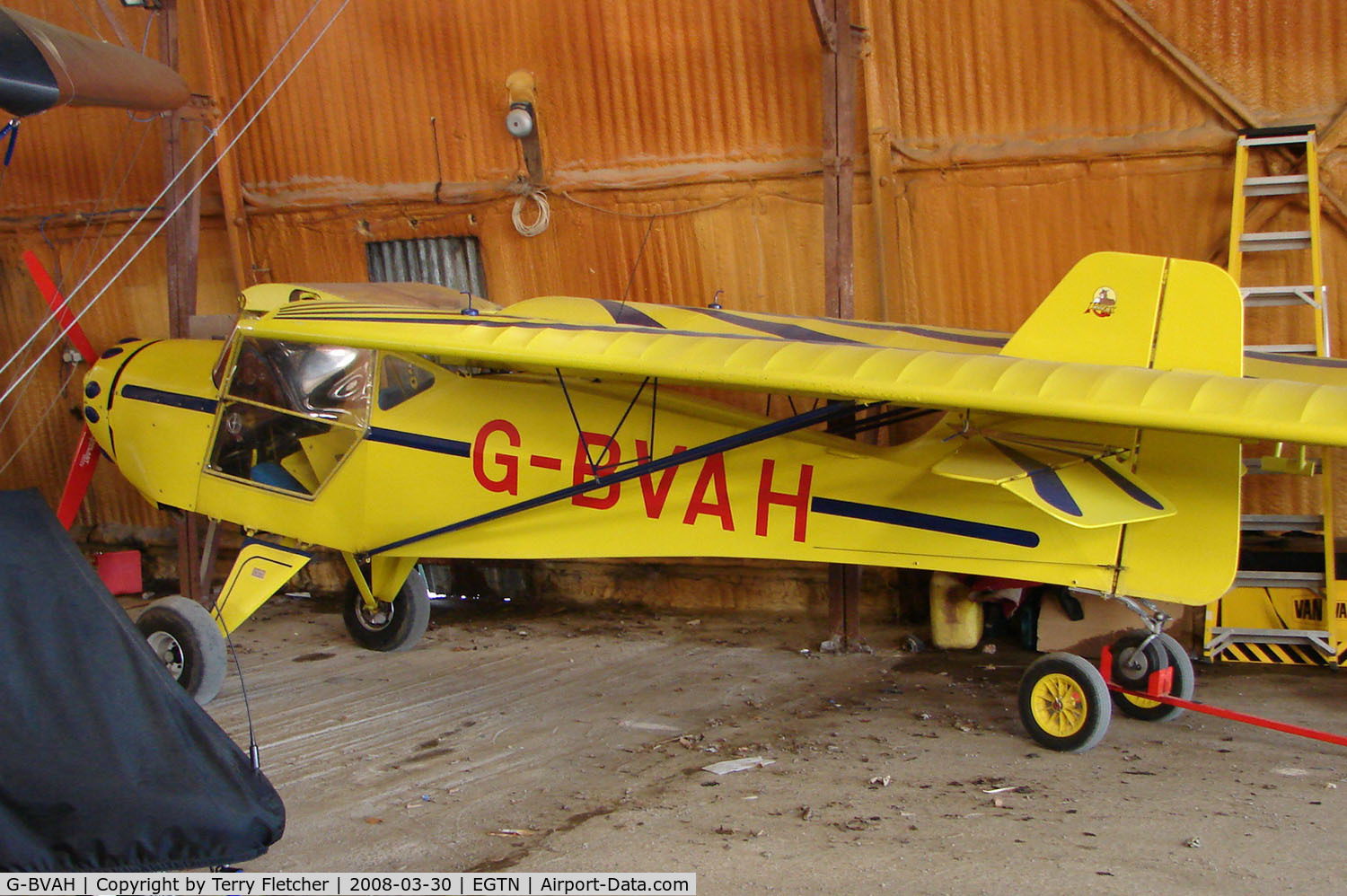 G-BVAH, 1992 Denney Kitfox Mk3 C/N PFA 172-12031, One aircraft at the friendly Enstone Airfield in Oxfordshire