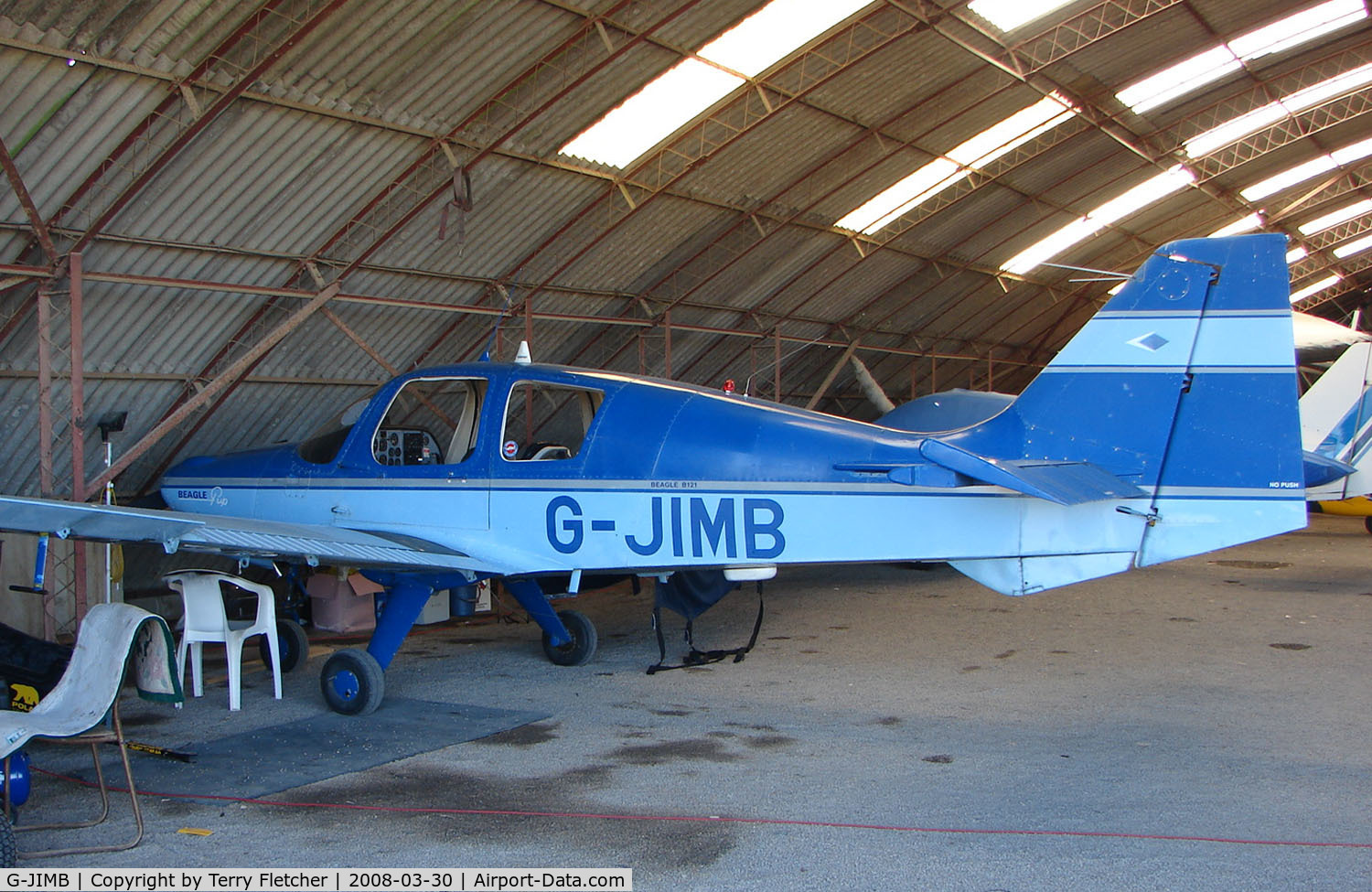 G-JIMB, 1969 Beagle B-121 Pup Series 1 (Pup 100) C/N B121-033, One aircraft at the friendly Enstone Airfield in Oxfordshire