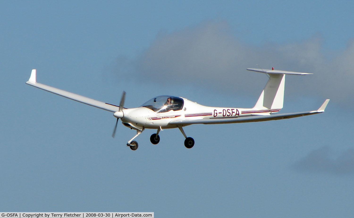 G-OSFA, 1999 Diamond HK-36TC Super Dimona C/N 36649, One aircraft at the friendly Enstone Airfield in Oxfordshire