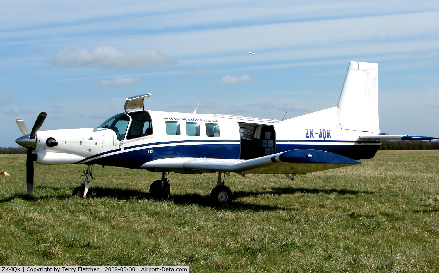 ZK-JQK, Pacific Aerospace 750XL C/N 118, Skydiving platform at Hinton-in-the-Hedges
