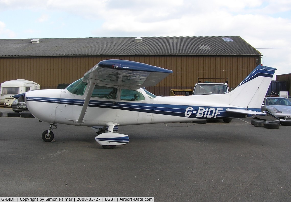G-BIDF, 1980 Reims F172P Skyhawk C/N 2045, Cessna 172 at Turweston