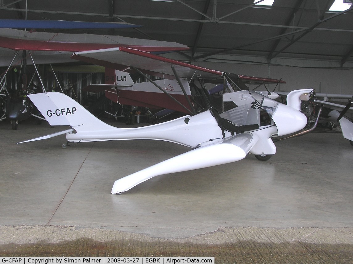 G-CFAP, 2008 Interplane ZJ-Viera C/N A5/08M, ZJ-Vierra in Flylight's hangar at Sywell