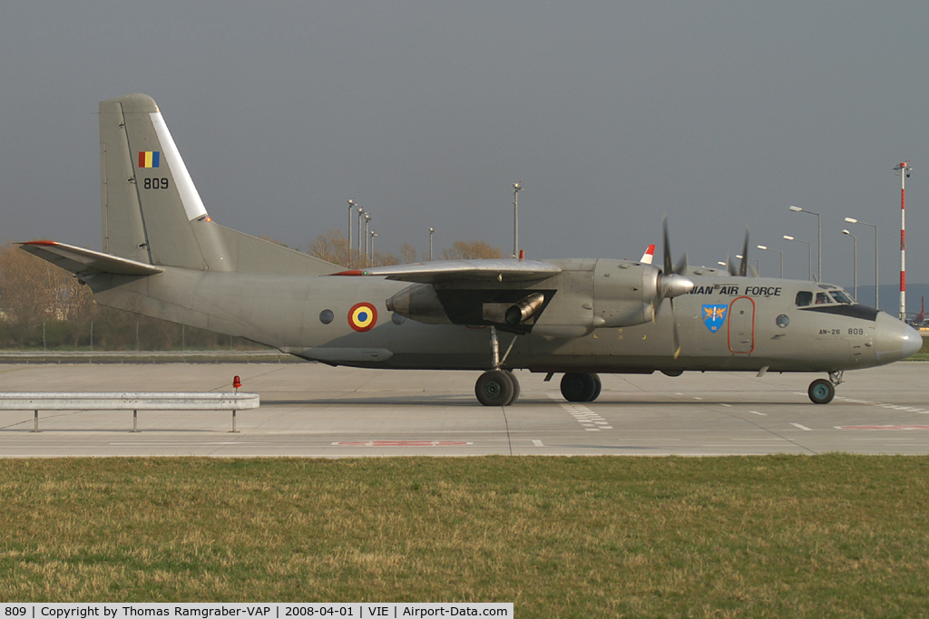 809, Antonov An-26 C/N 47313809, Romania - Air Force Antonov 26
