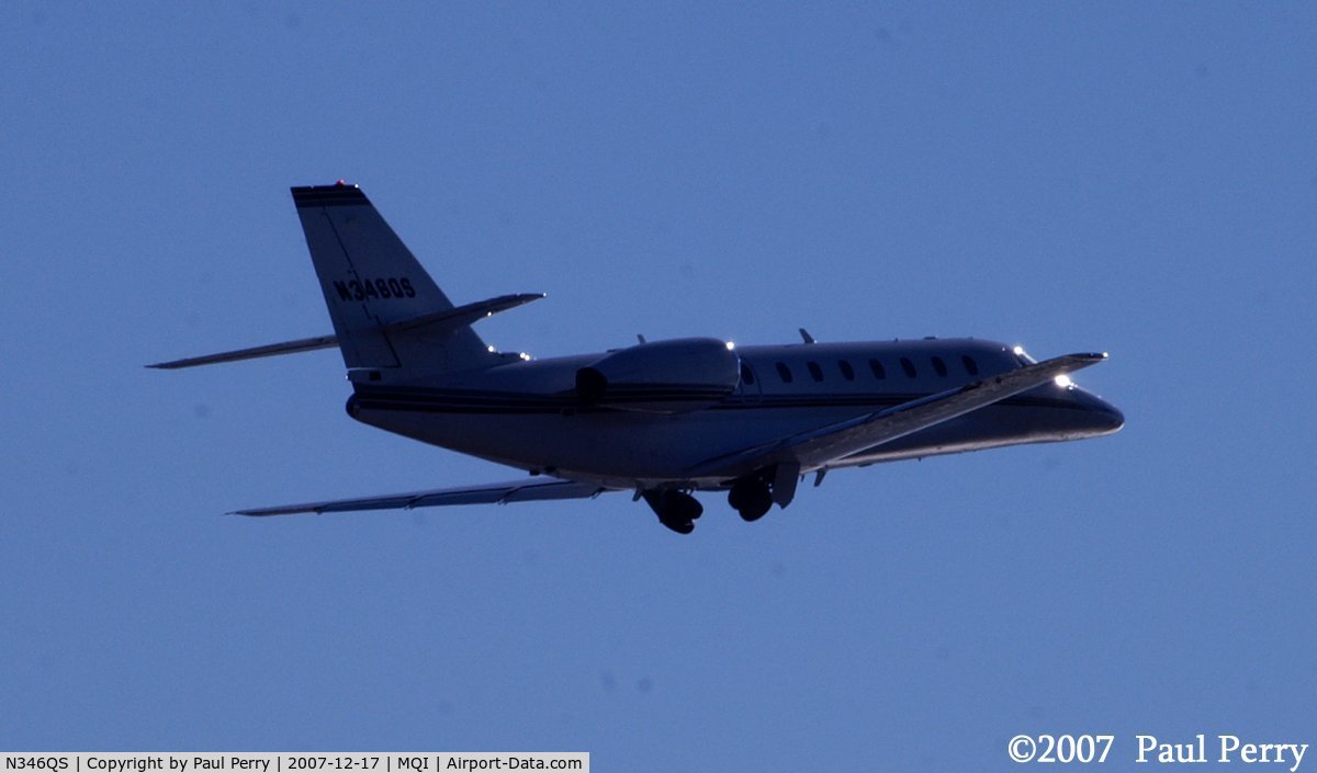 N346QS, 2004 Cessna 680 Citation Sovereign C/N 680-0013, Cleaning up and climbing out