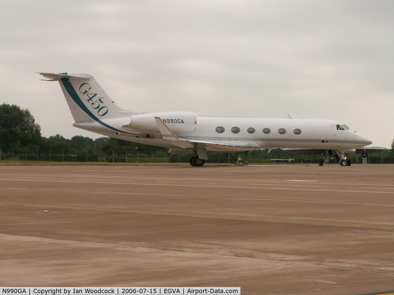 N990GA, 2008 Gulfstream Aerospace GV-SP (G550) C/N 5200, Gulfstream G450/RAF Fairford