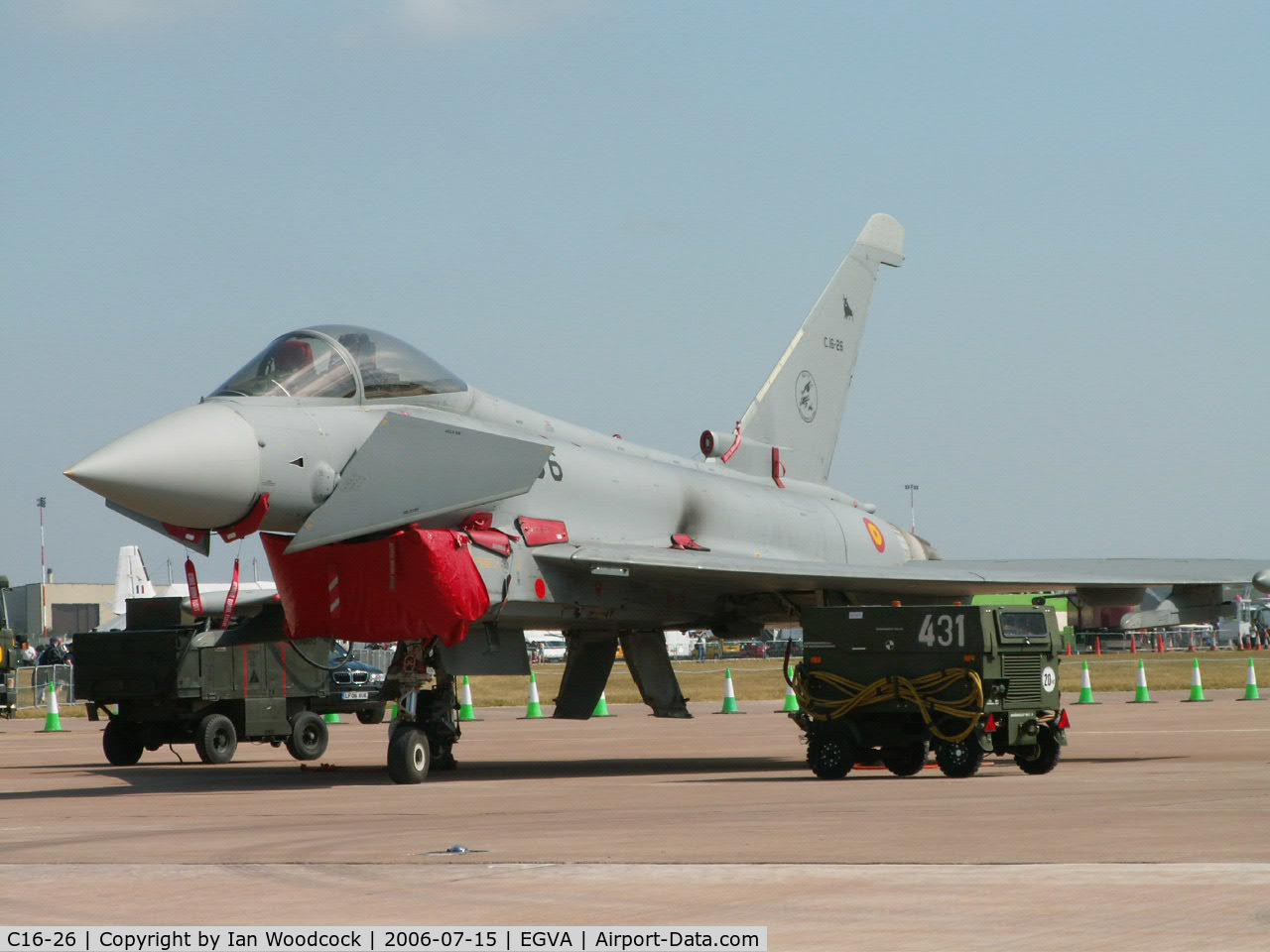 C16-26, Eurofighter EF-2000 Typhoon S C/N SS006, BAe Typhoon/Spanish Air Force/RAF Fairford