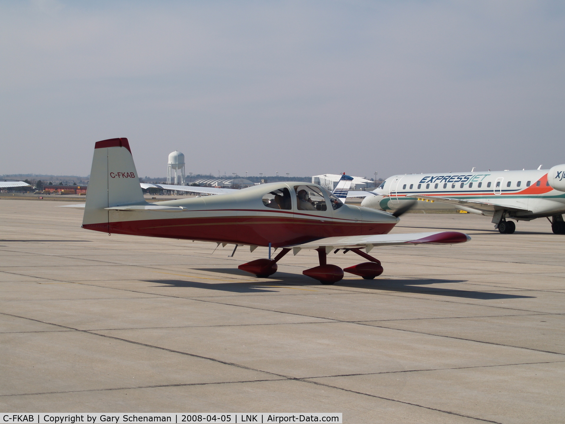 C-FKAB, 2007 Vans RV-10 C/N 40382, WARM UP PRIOR TO TAKE OFF