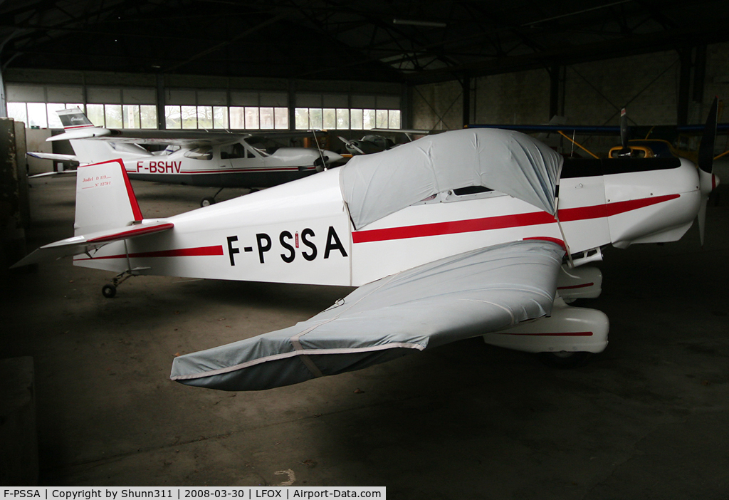 F-PSSA, Jodel D-119 C/N 12781, Inside GAMA Airclub hangar