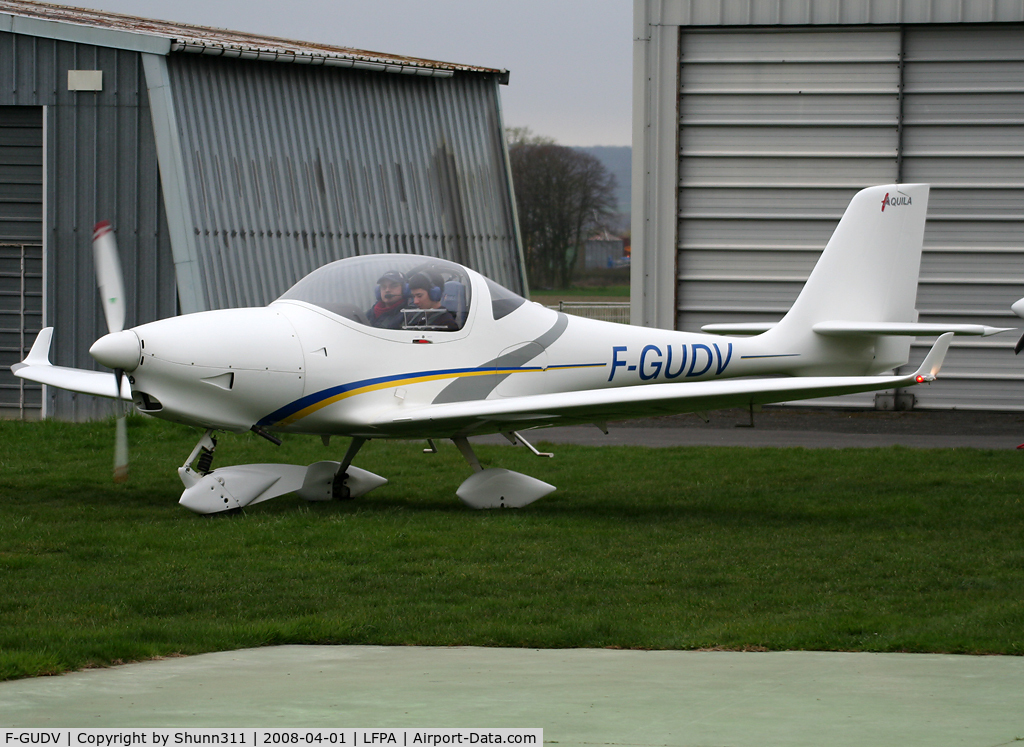 F-GUDV, Aquila A210 (AT01) C/N AT01-131, Ready for a new light flight...