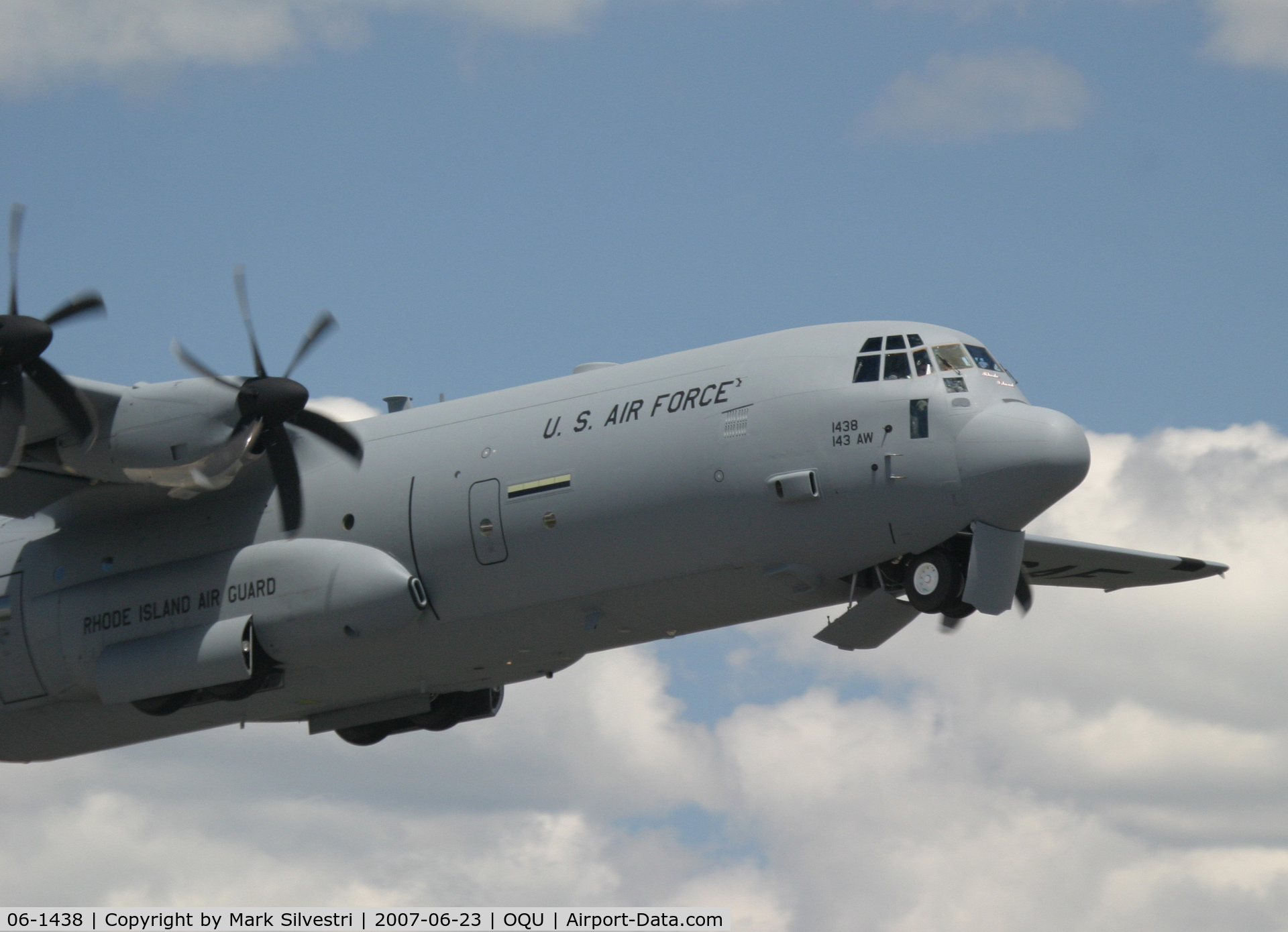 06-1438, 2006 Lockheed Martin C-130J-30 Super Hercules C/N 382-5584, Quonset Point, RI 2007 - C-130J