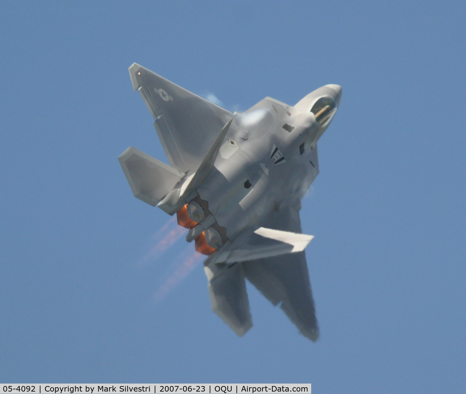 05-4092, Lockheed Martin F-22A Raptor C/N 4092, Quonset Point, RI 2007 - F-22A