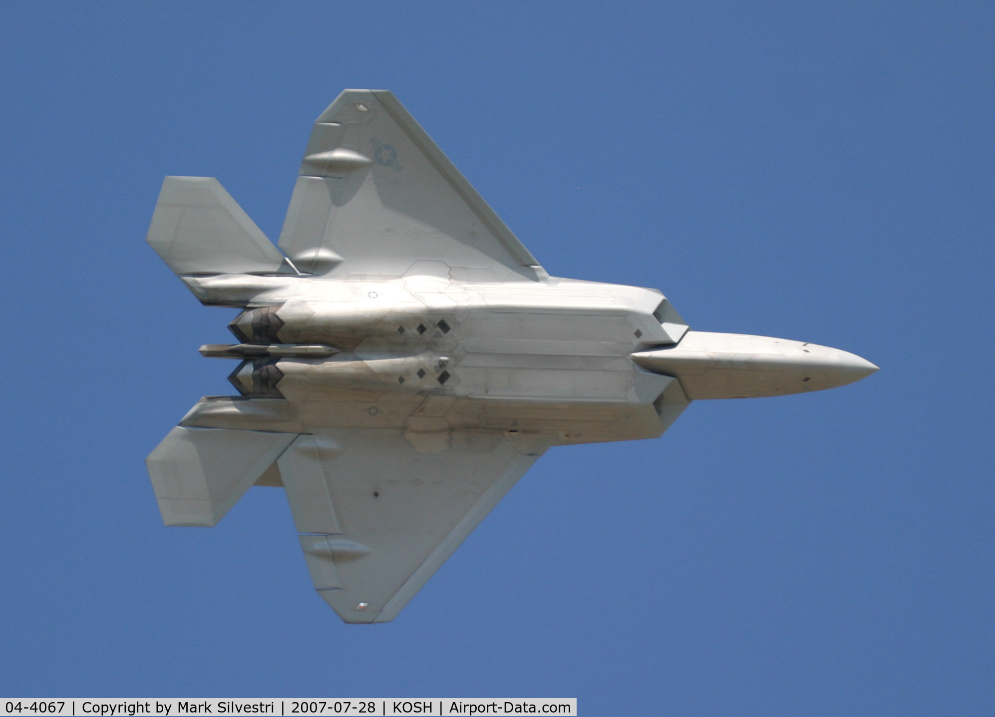 04-4067, 2004 Lockheed Martin F-22A Raptor C/N 4067, Oshkosh 2007