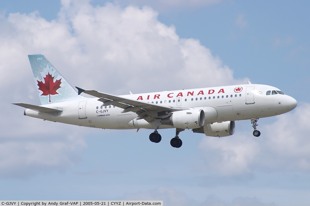 C-GJVY, 2002 Airbus A319-112 C/N 1742, Air Canada A319