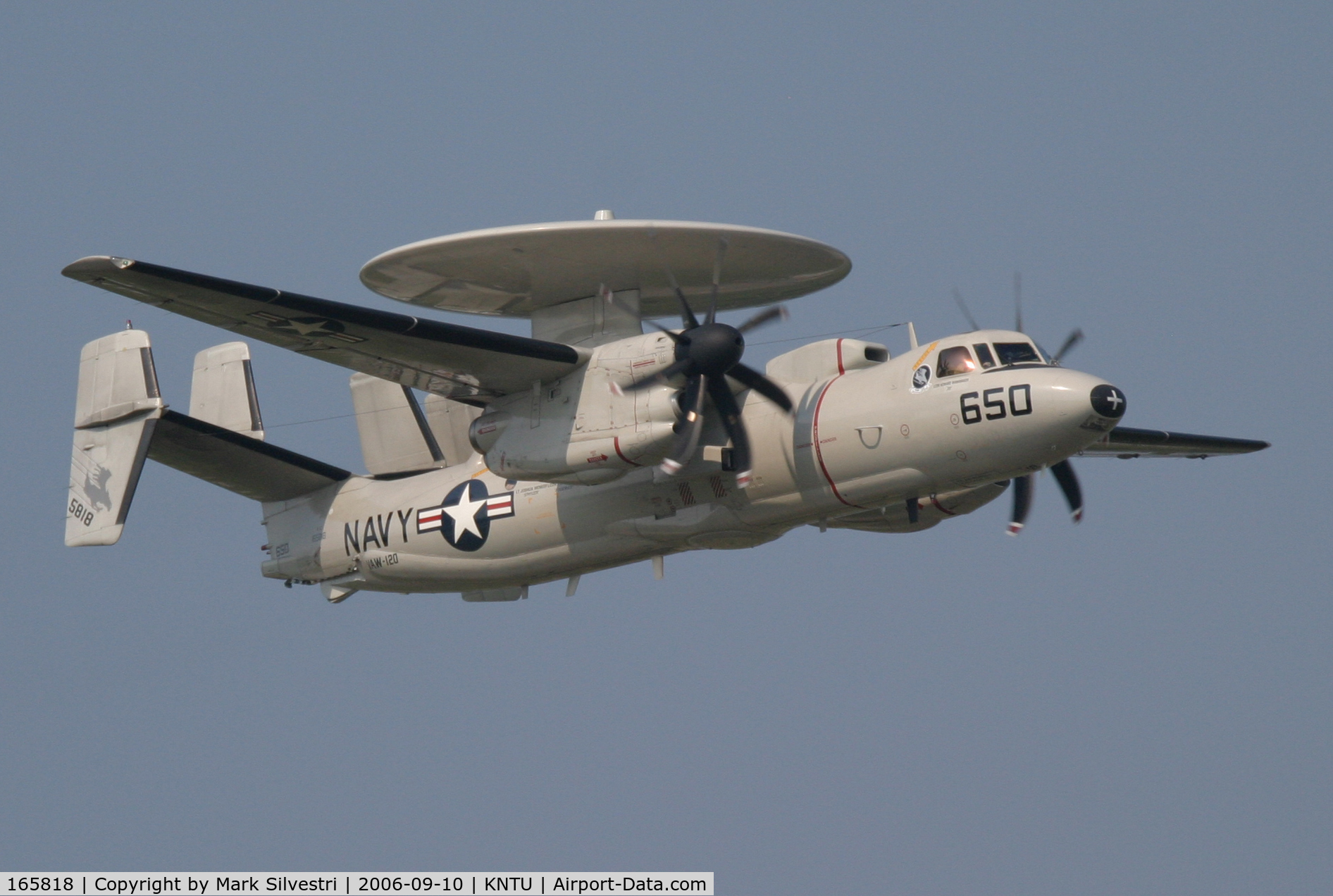 165818, 2000 Northrop Grumman E-2C Hawkeye C/N A189, Oceana NAS 2006