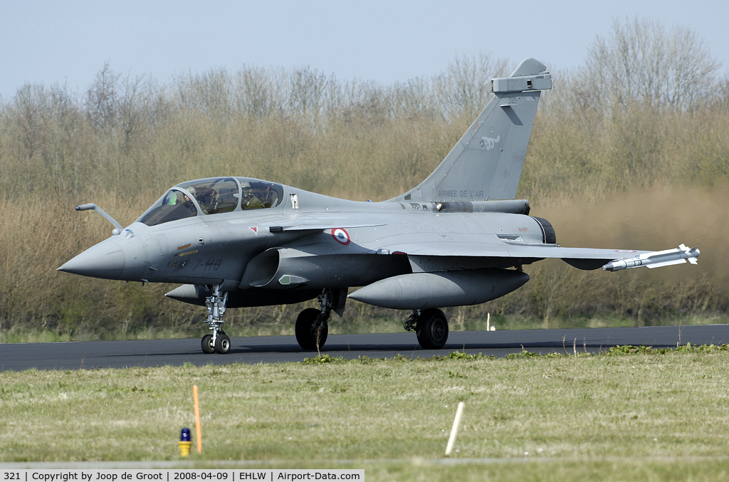 321, 2007 Dassault Rafale B C/N 321, First appearance of the French Rafale in the Frisian Flag exercise.