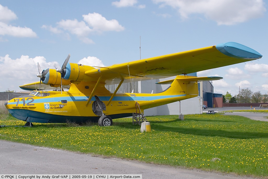 C-FPQK, 1942 Consolidated (Canadian Vickers) PBY-5A Canso A (28) C/N CV-264, Goverment du Quebec PBY-5