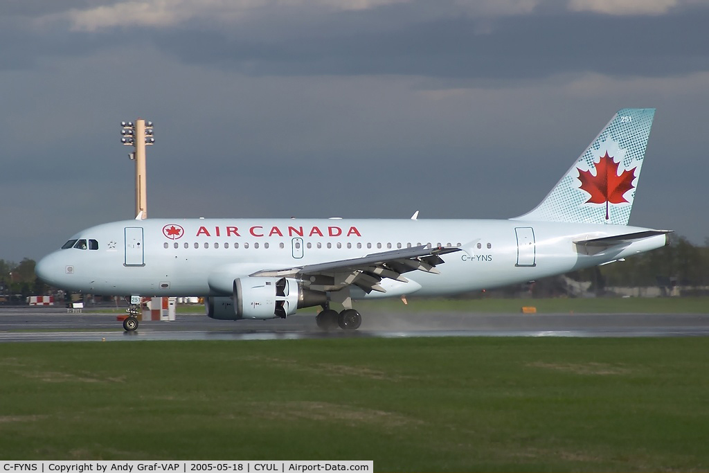 C-FYNS, 1997 Airbus A319-114 C/N 572, Air Canada A319