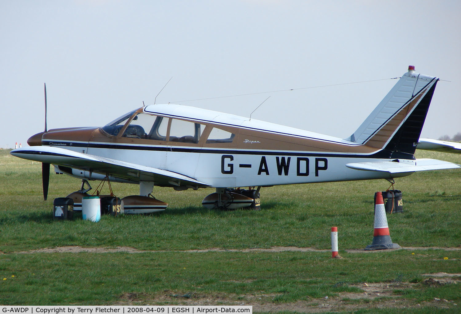 G-AWDP, 1968 Piper PA-28-180 Cherokee C/N 28-4870, 30 year old Piper Pa-28-180 at Norwich UK