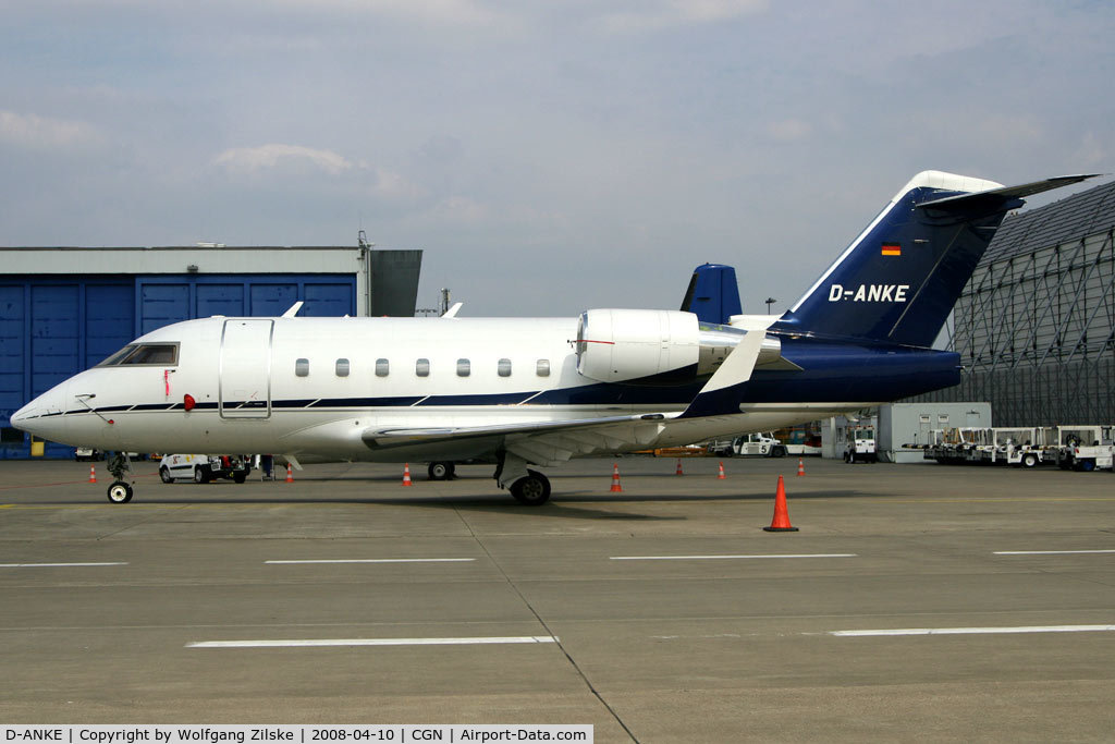 D-ANKE, 2001 Bombardier Challenger 604 (CL-600-2B16) C/N 5494, visitor