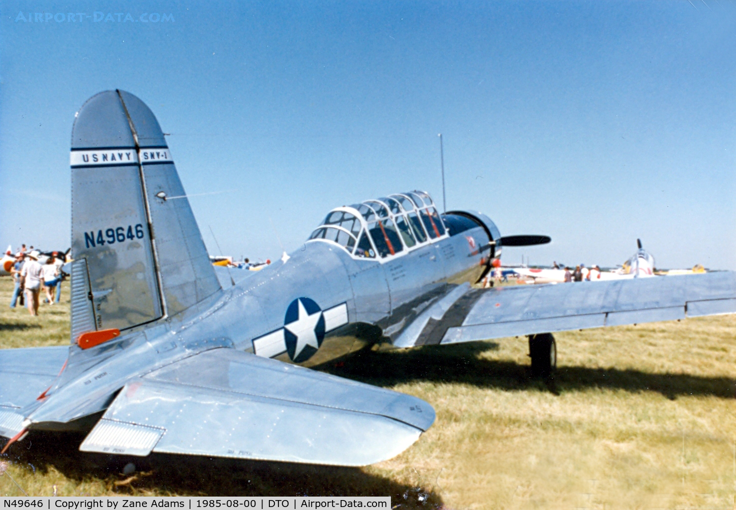 N49646, 1945 Convair BT-13A Valiant C/N 6685, At Denton CAF show