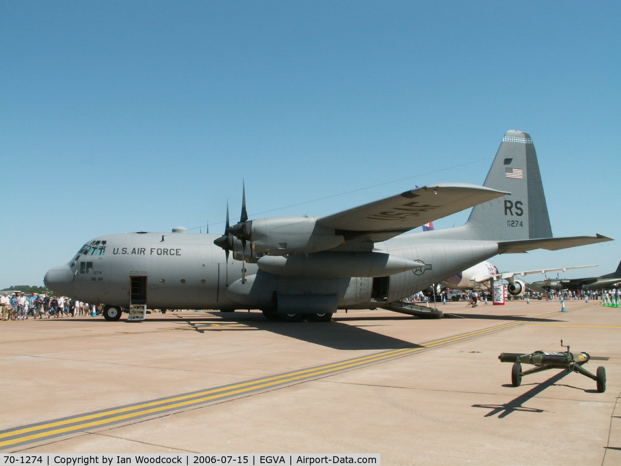 70-1274, 1970 Lockheed C-130E Hercules C/N 382-4429, Lockheed C-130E/86 AW/RAF Fairford
