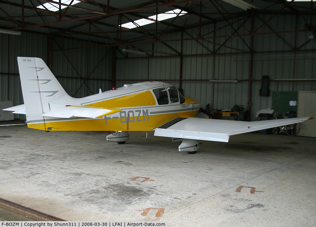 F-BOZM, Jodel DR-253 Regent C/N 105, Inside the Airclub's hangar...